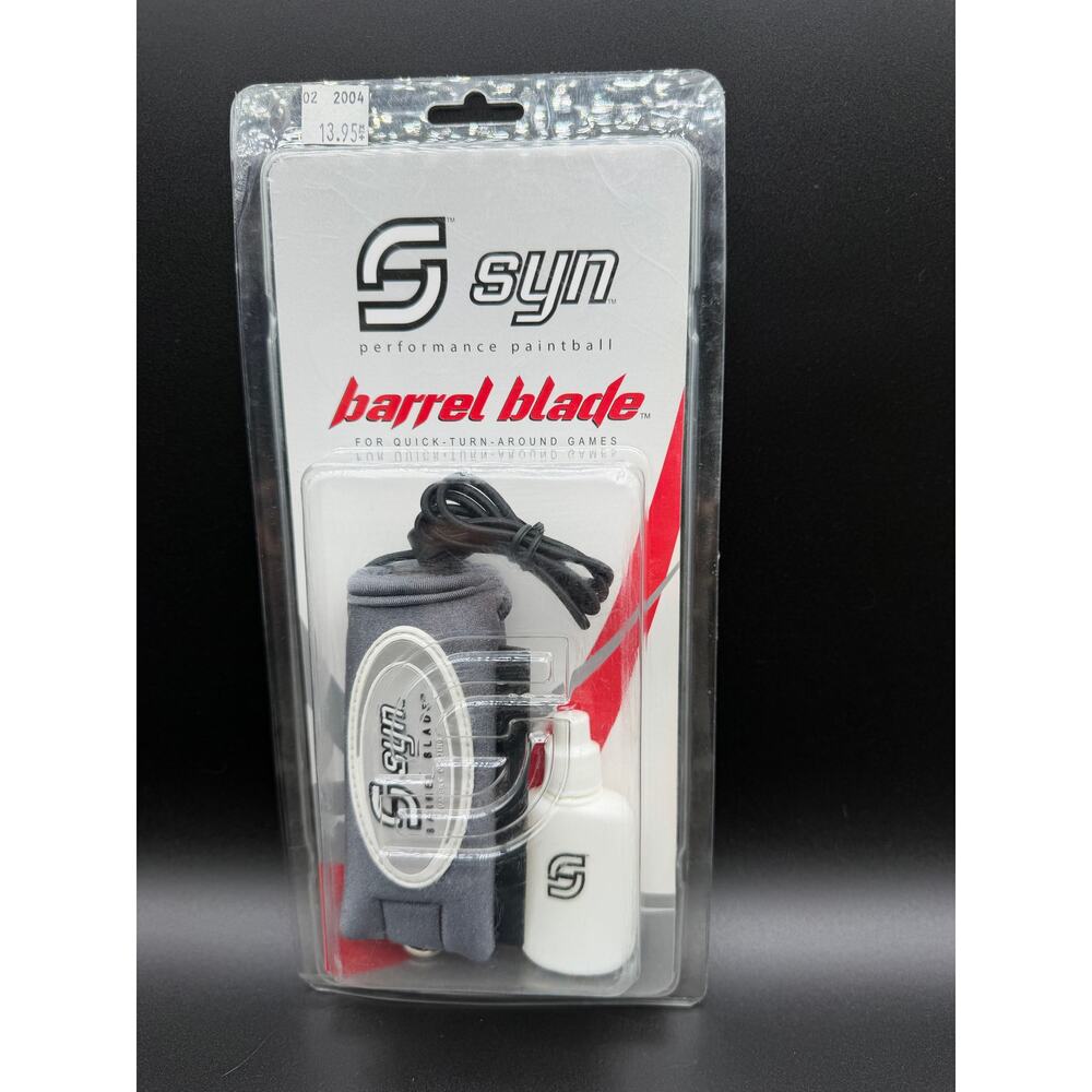 NEW Old Stock Syn Barrel Blade Paintball Squeegee Cleaner Kit NOS Sealed